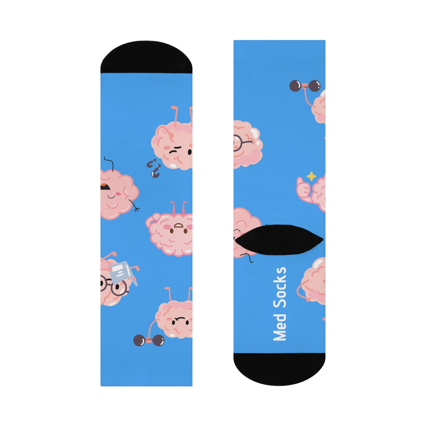 Neurology Cushioned Crew Socks