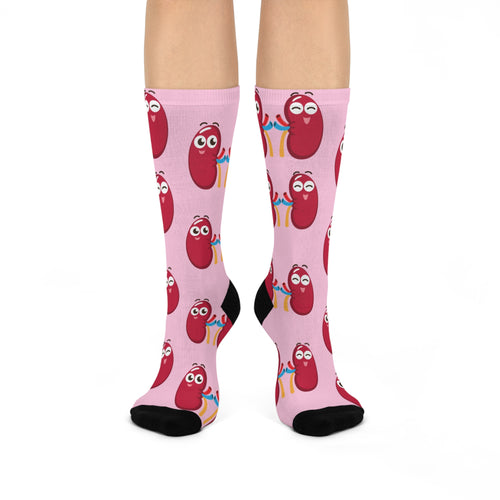 Nephrology Cushioned Crew Socks — MedSocks NZ cushioned medical socks