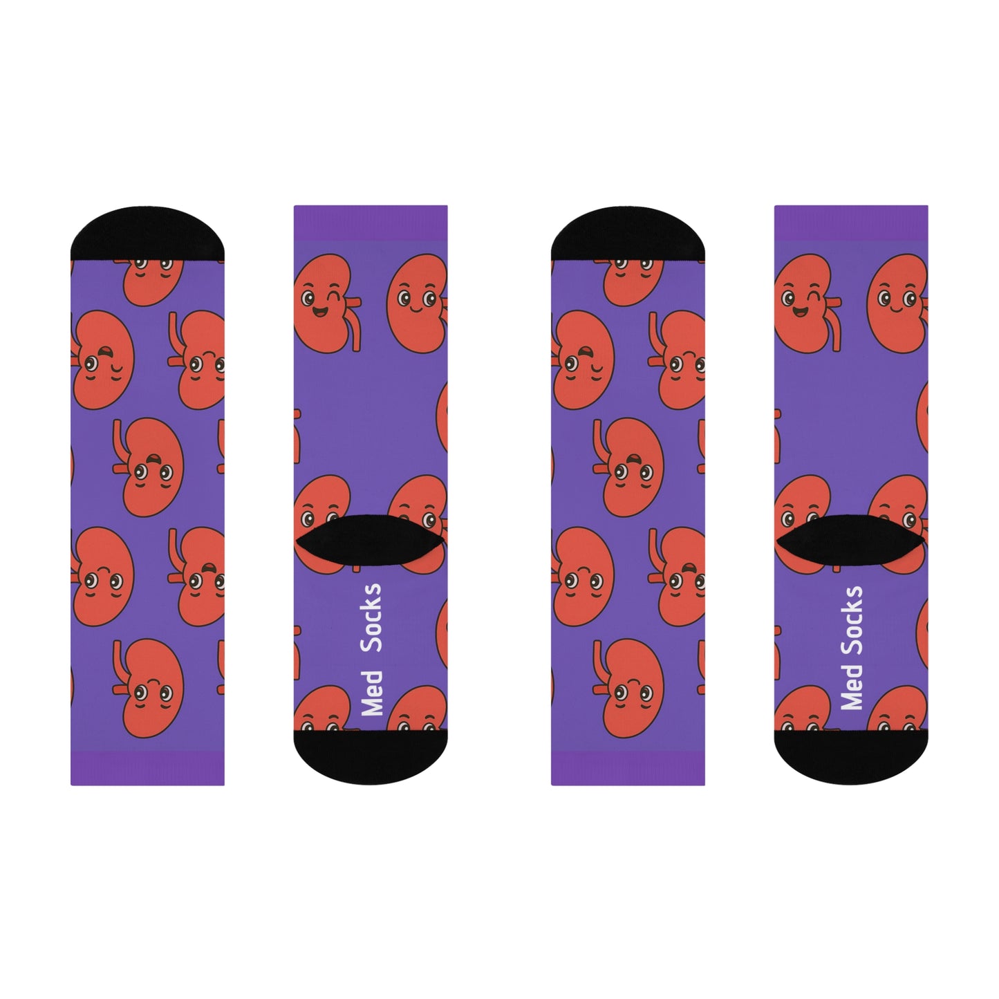 Nephrology Cushioned Crew Socks