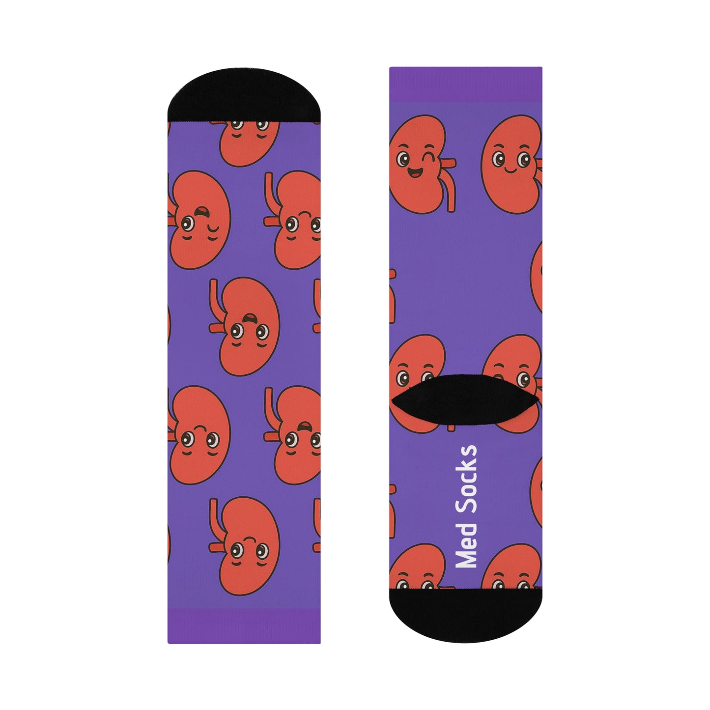 Nephrology Cushioned Crew Socks