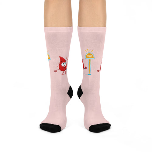 Limited Edition Haematology Cushioned Crew Socks — MedSocks NZ cushioned medical socks